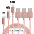 Cable USB de datos de sincronización de carga rápida de venta caliente para iPhone
